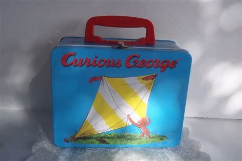 curious george metal lunch box|george tin lunch box.